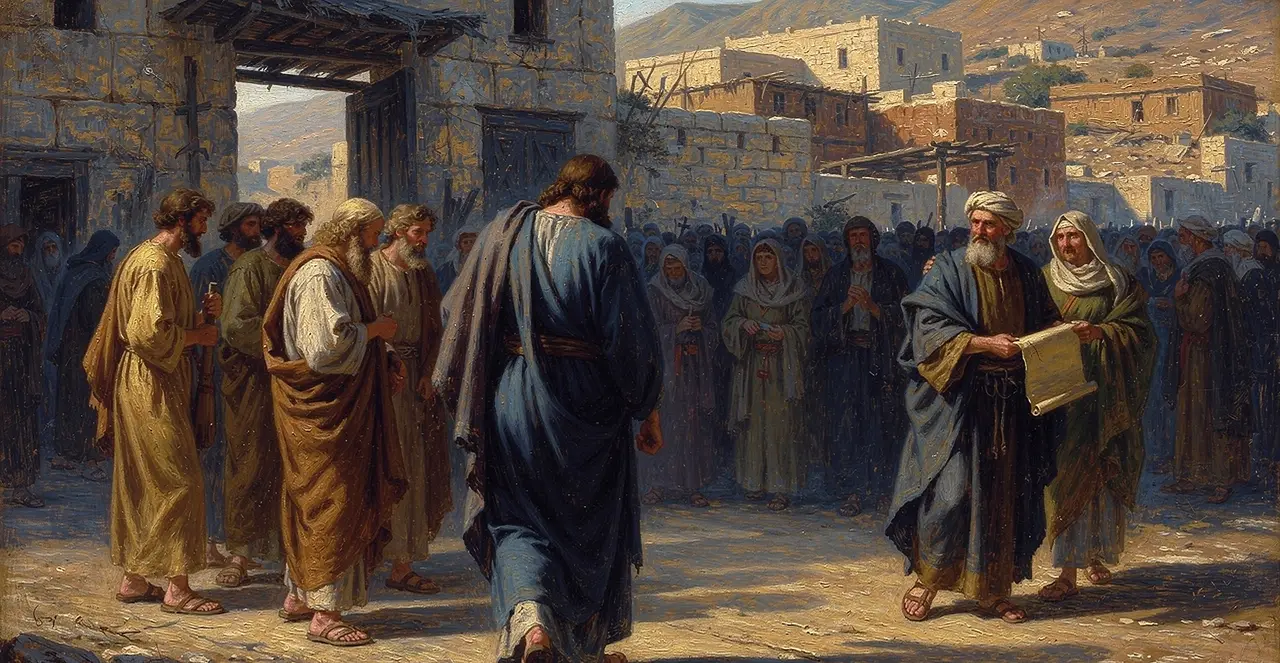 Matthew 20:25-29 — Matthew, oil painting · TruthPrints