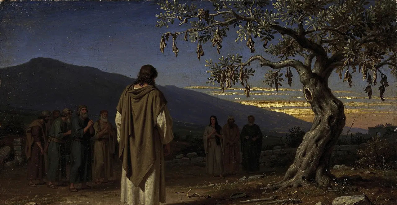 Matthew 21:19-22 — Matthew, oil painting · TruthPrints
