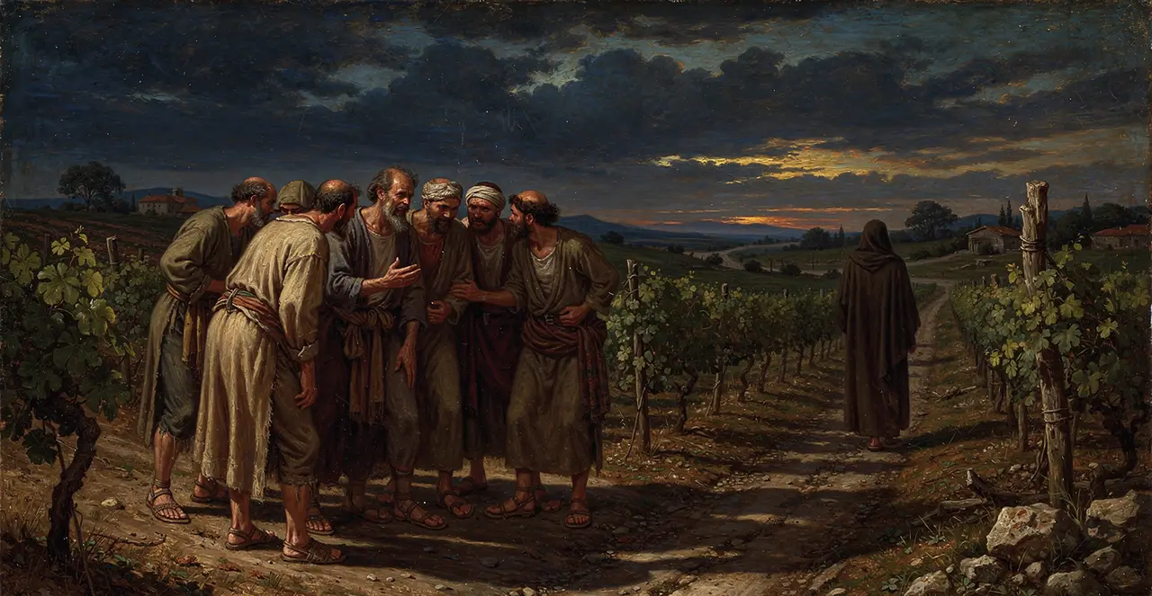 Matthew 21:38-41 — Matthew, oil painting · TruthPrints