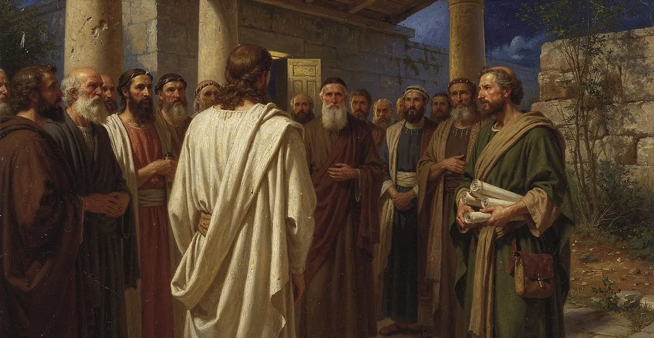 Matthew 21:42-45 — Matthew, oil painting · TruthPrints