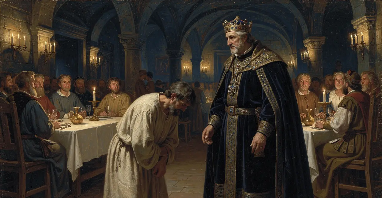 Matthew 22:11-15 — Matthew, oil painting · TruthPrints