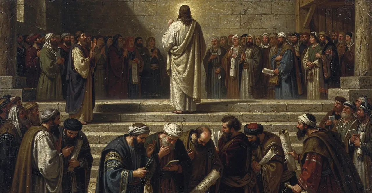 Matthew 23:13-15 — Matthew, oil painting · TruthPrints