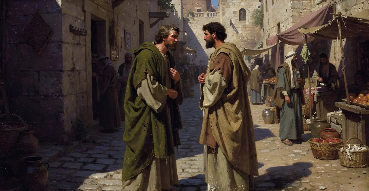 Matthew 23:16-20 — Matthew, oil painting · TruthPrints