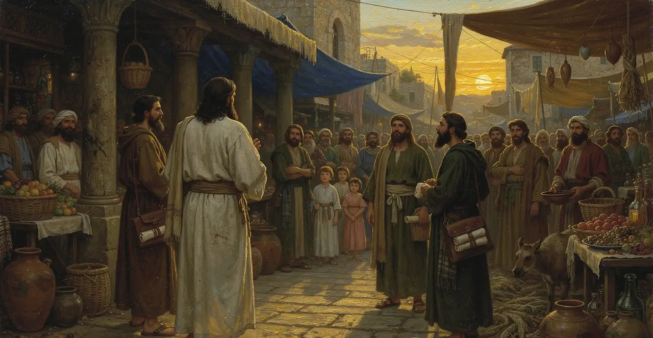 Matthew 23:7-12 — Matthew, oil painting · TruthPrints