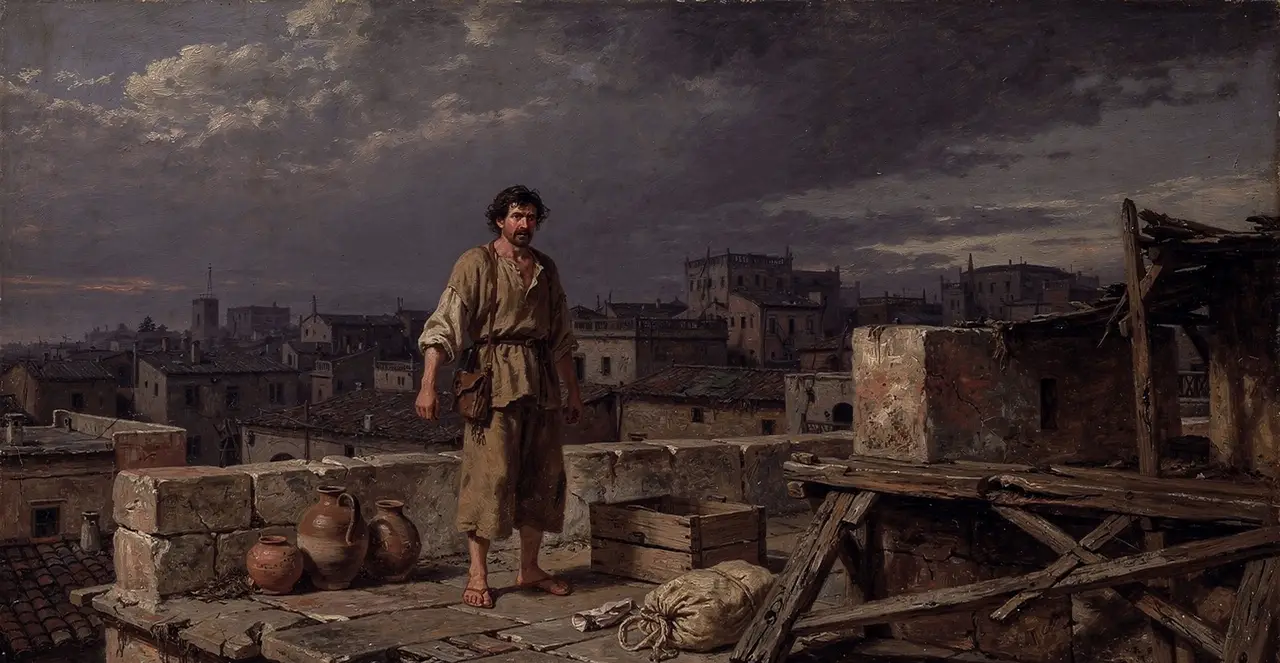 Matthew 24:17-21 — Matthew, oil painting · TruthPrints