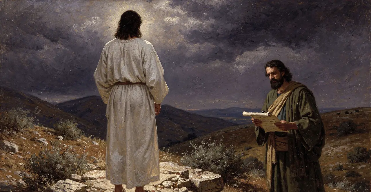 Matthew 24:22-26 — Matthew, oil painting · TruthPrints