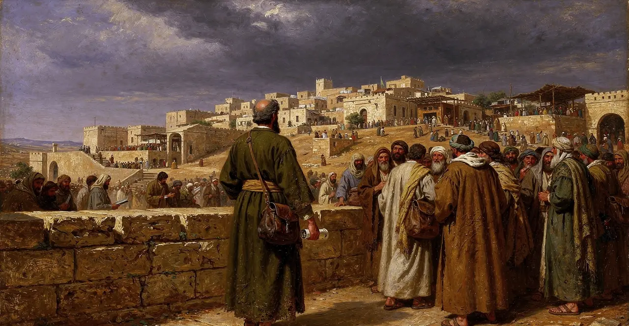 Matthew 24:33-37 — Matthew, oil painting · TruthPrints
