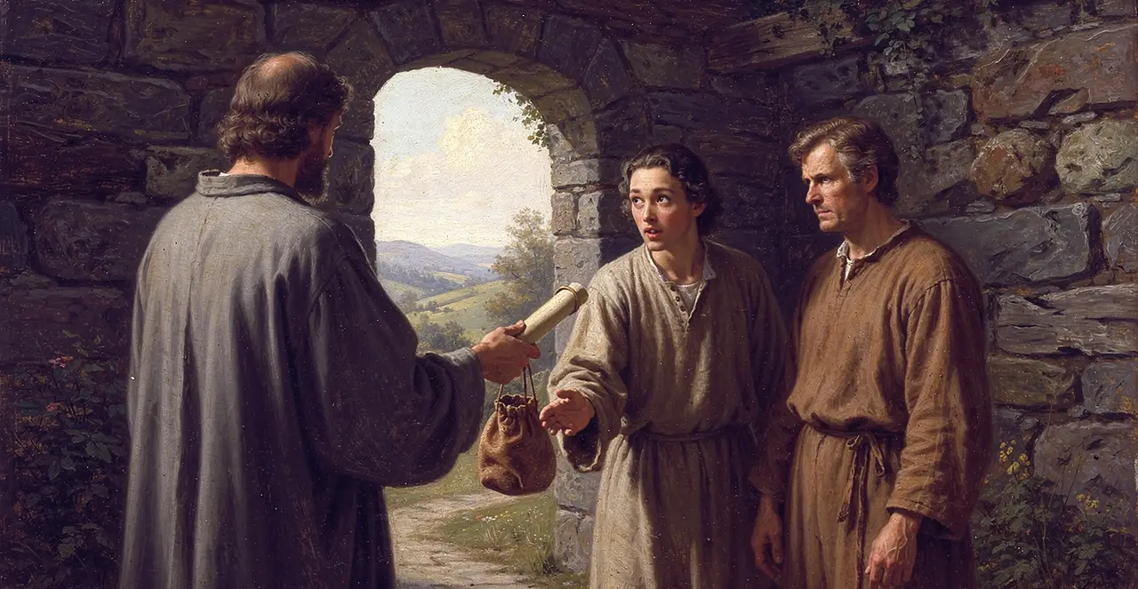Matthew 25:14-18 — Matthew, oil painting · TruthPrints