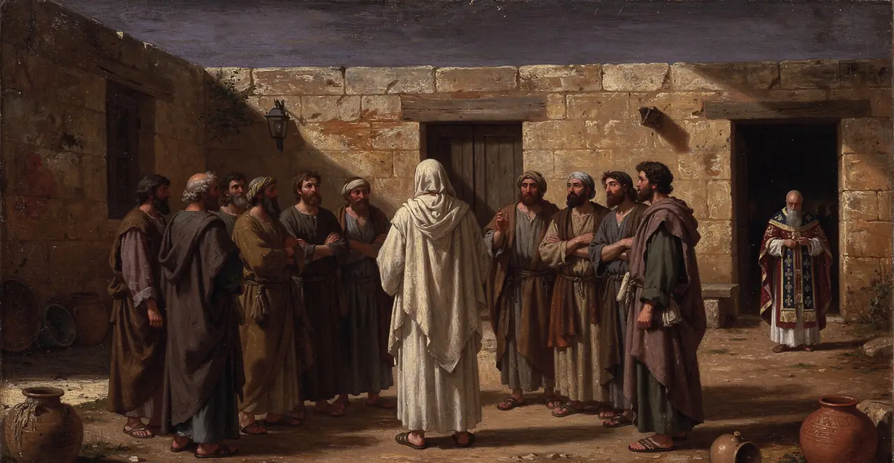 Matthew 26:1-6 — Matthew, oil painting · TruthPrints