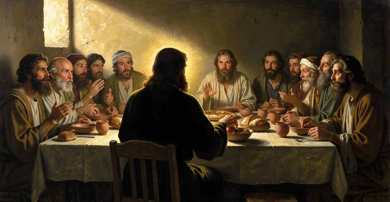 Matthew 26:18-23 — Matthew, oil painting · TruthPrints