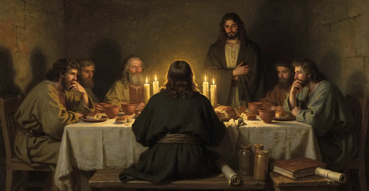 Matthew 26:24-27 — Matthew, oil painting · TruthPrints