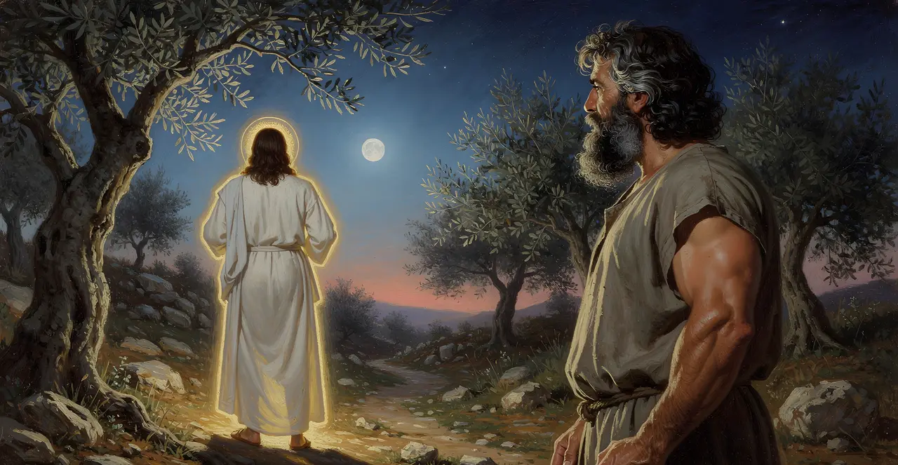 Matthew 26:32-36 — Matthew, oil painting · TruthPrints
