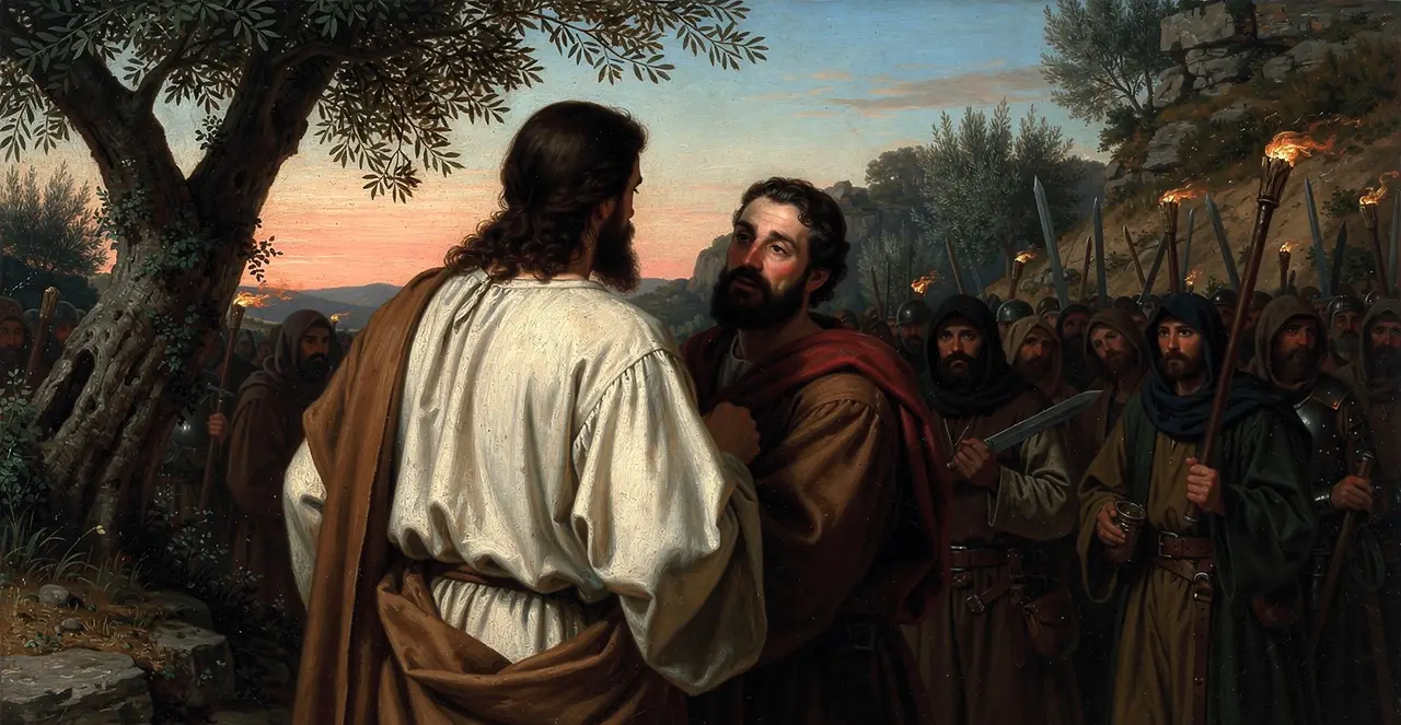 Matthew 26:46-50 — Matthew, oil painting · TruthPrints
