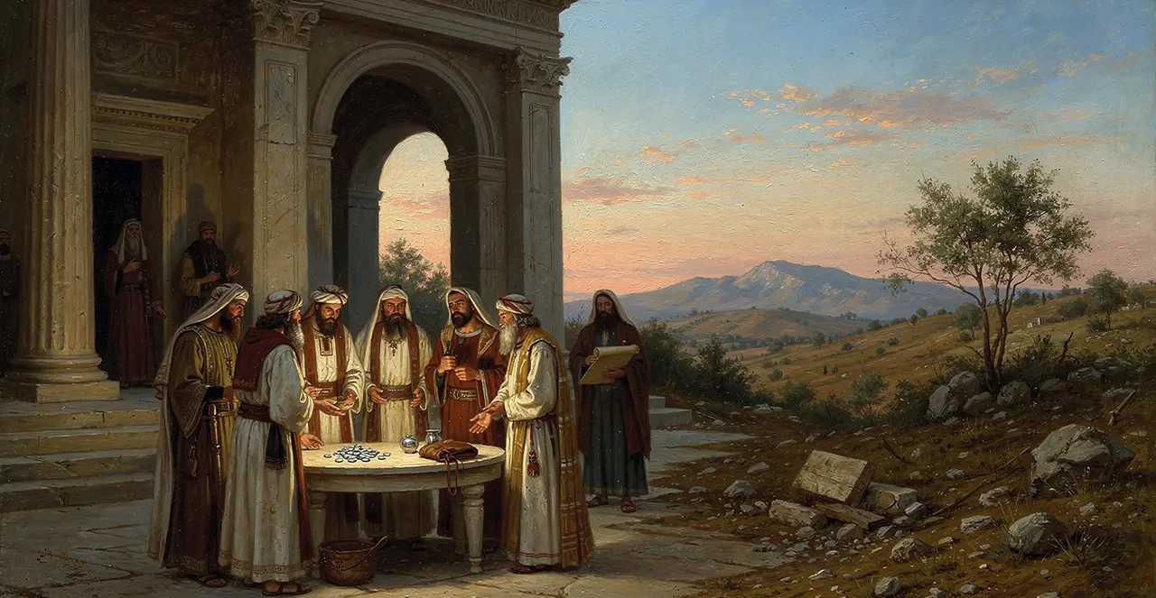Matthew 27:6-10 — Matthew, oil painting · TruthPrints