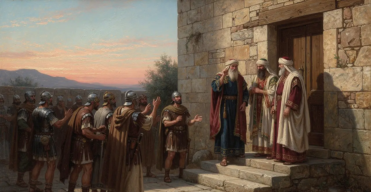 Matthew 28:10-14 — Matthew, oil painting · TruthPrints