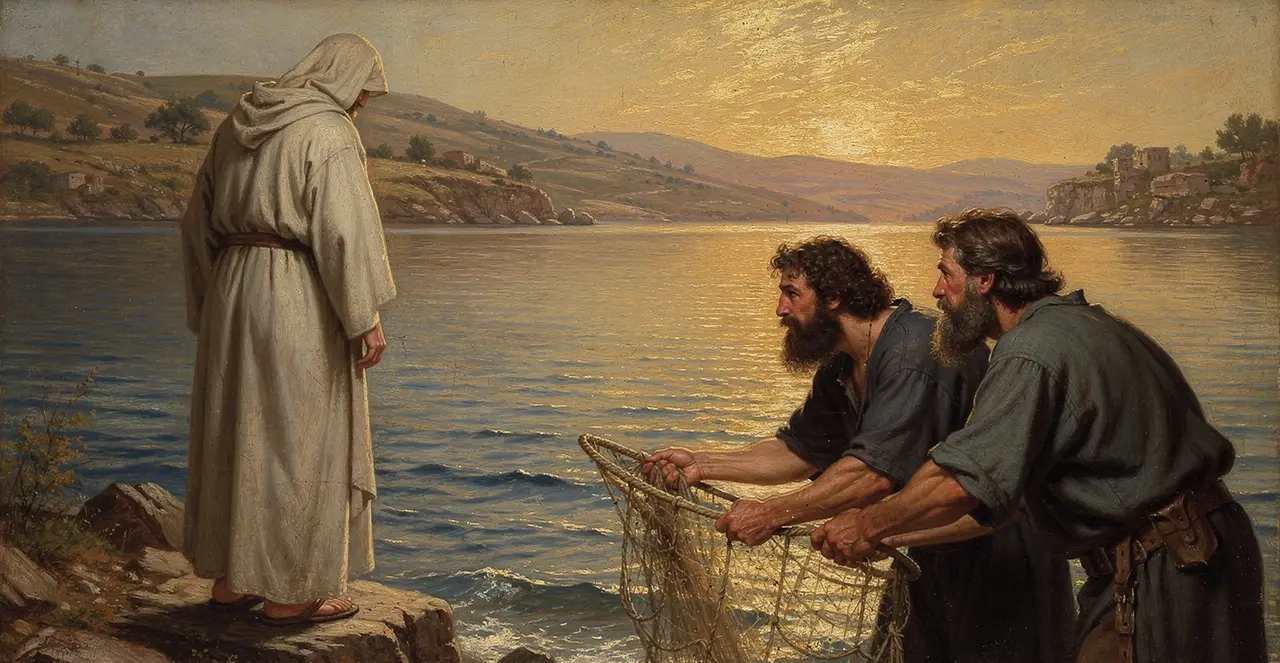 Matthew 4:16-20 — Matthew, oil painting · TruthPrints
