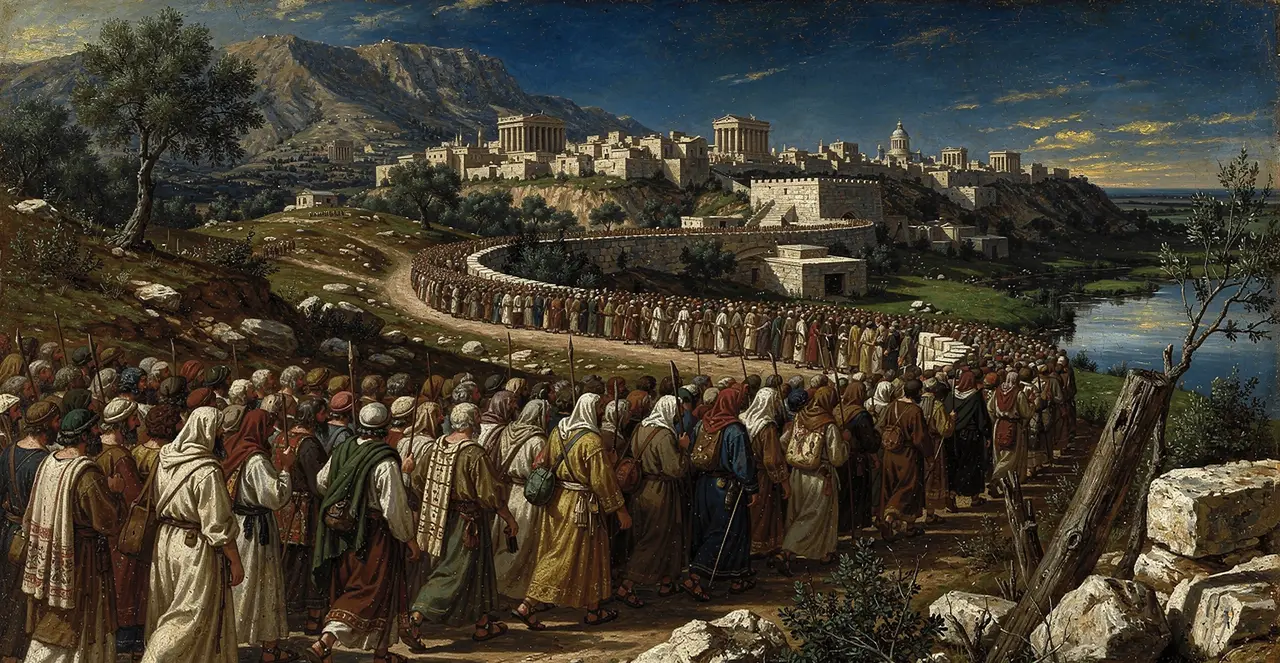 Matthew 4:25 — Matthew, oil painting · TruthPrints