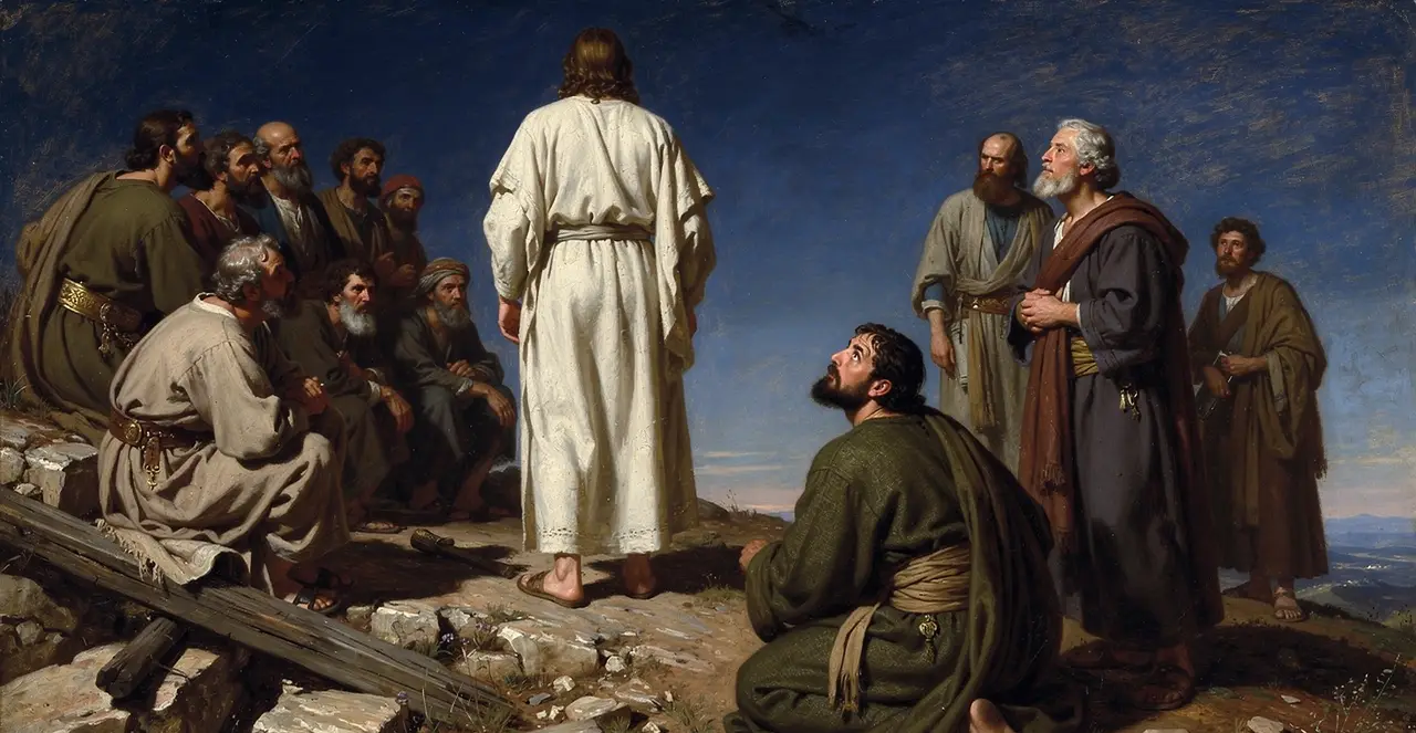 Matthew 5:18-20 — Matthew, oil painting · TruthPrints