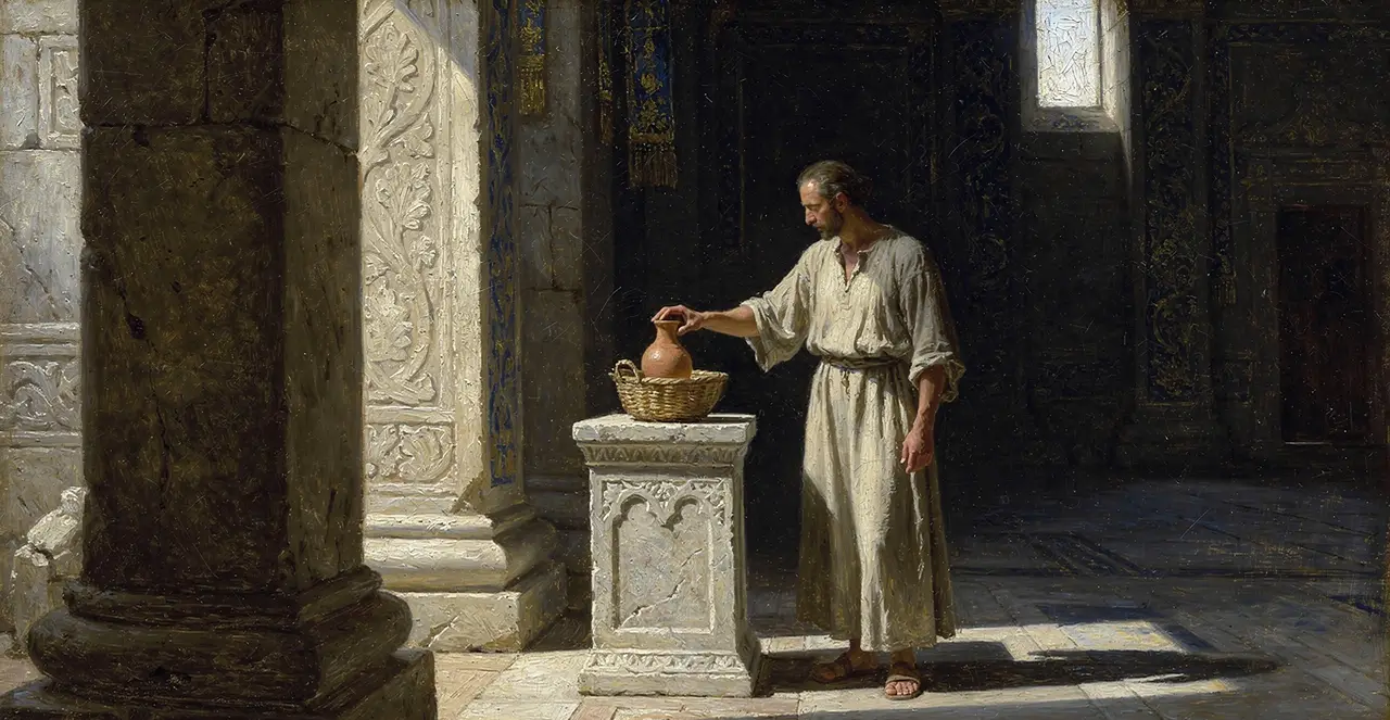 Matthew 5:24-27 — Matthew, oil painting · TruthPrints