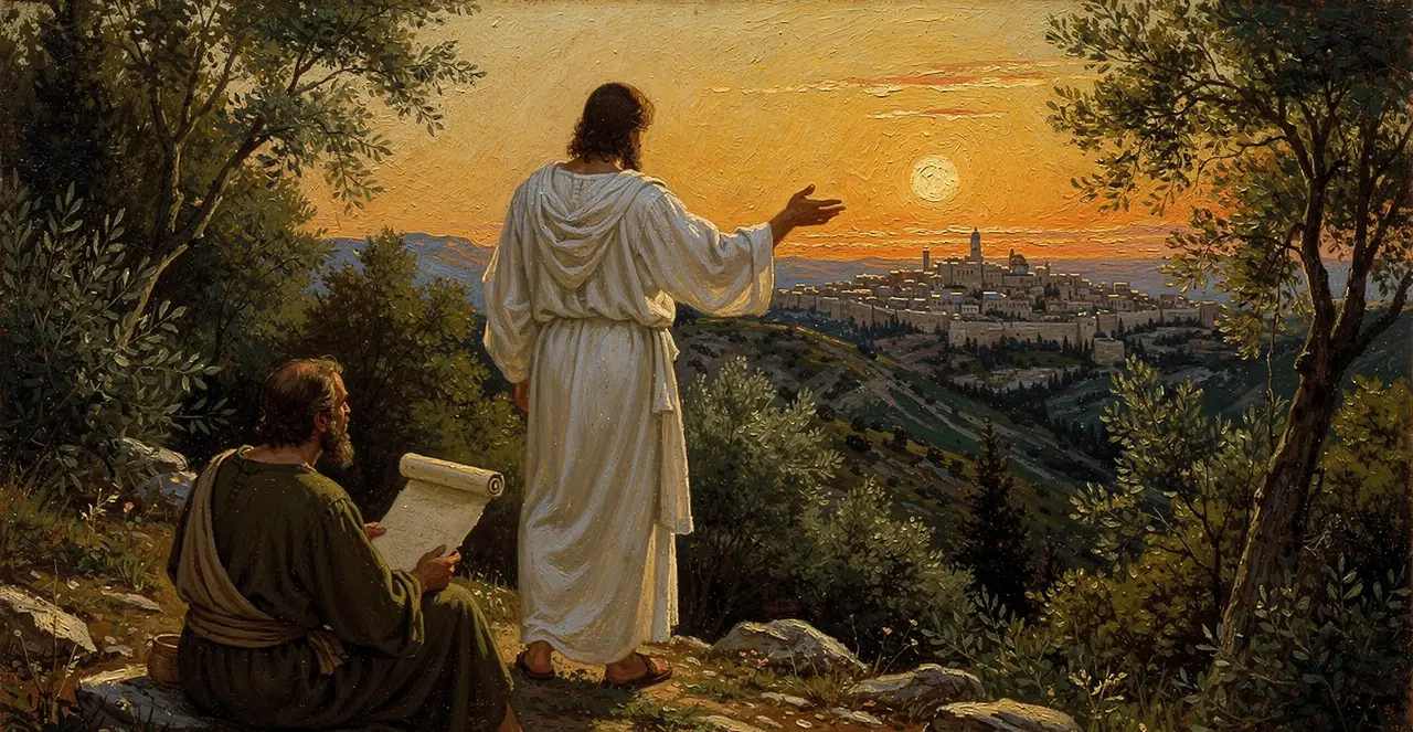 Matthew 5:35-39 — Matthew, oil painting · TruthPrints