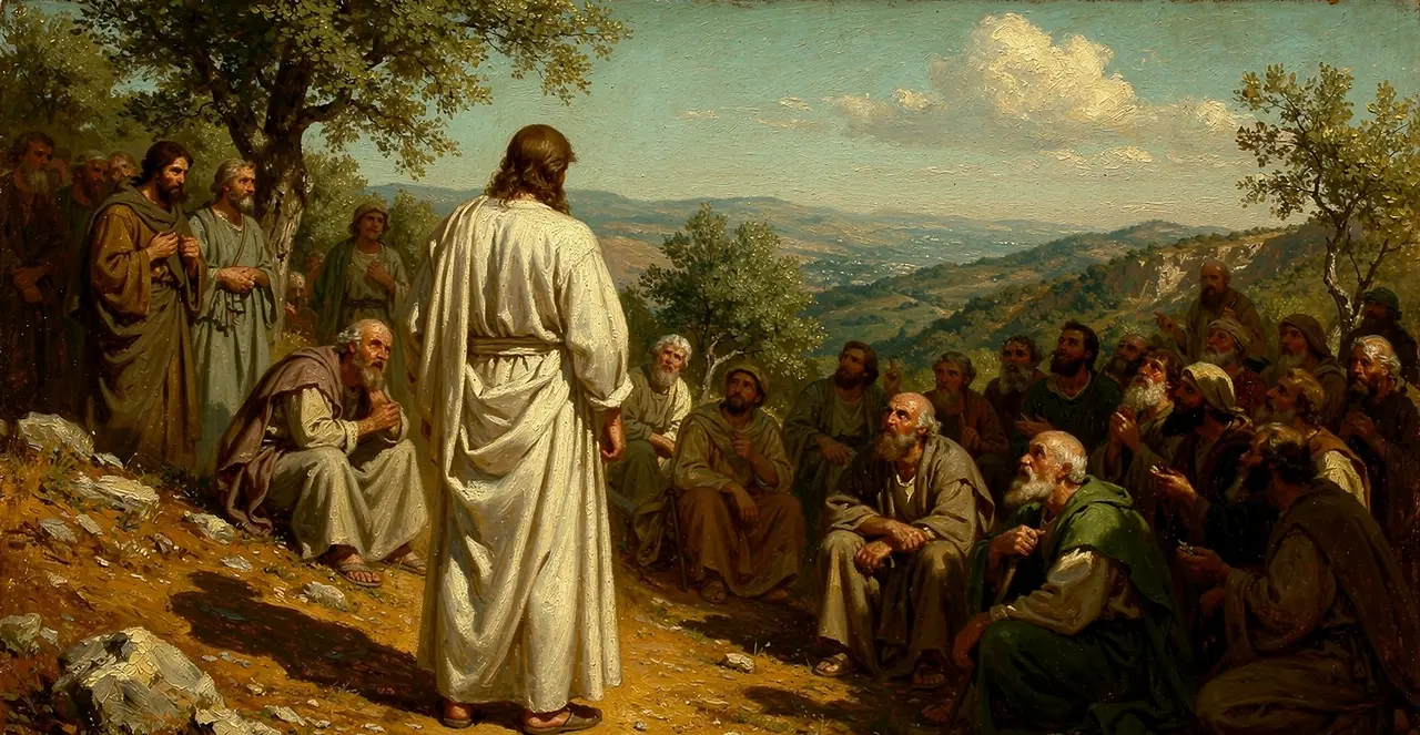 Matthew 6:19-23 — Matthew, oil painting · TruthPrints