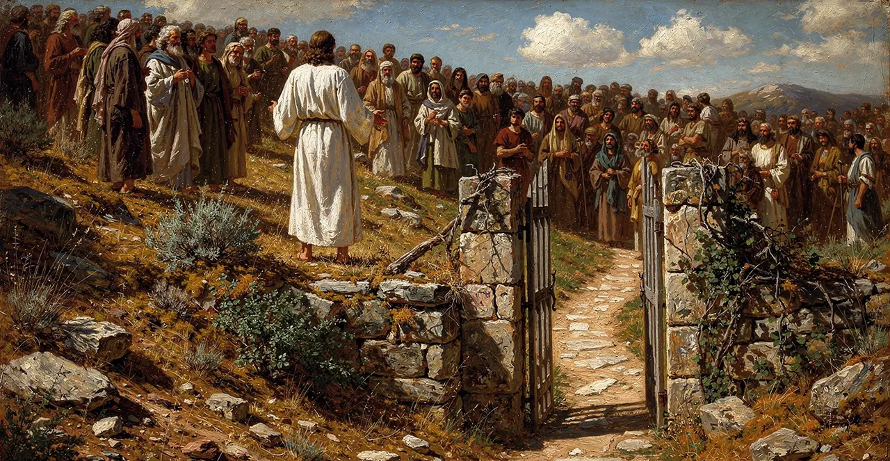 Matthew 7:11-14 — Matthew, oil painting · TruthPrints
