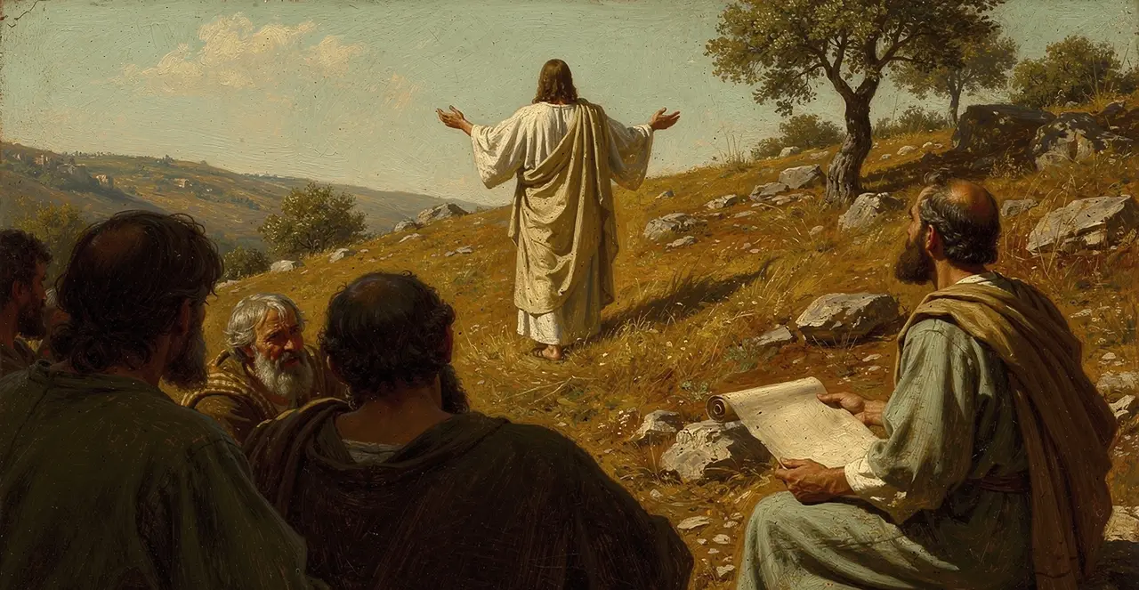 Matthew 7:21-24 — Matthew, oil painting · TruthPrints