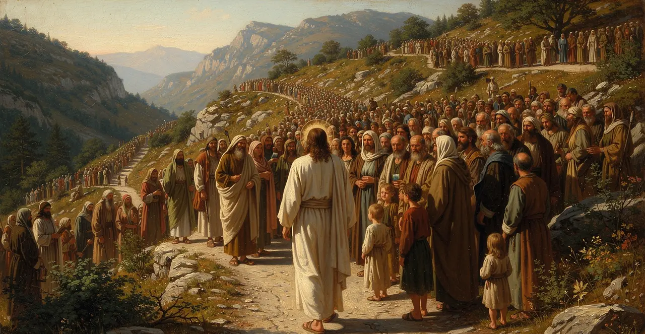 Matthew 8:1-6 — Matthew, oil painting · TruthPrints
