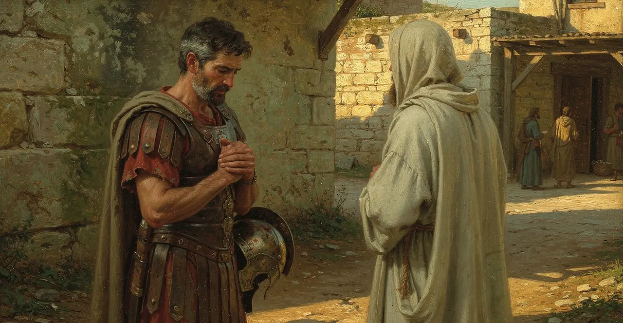 Matthew 8:7-10 — Matthew, oil painting · TruthPrints