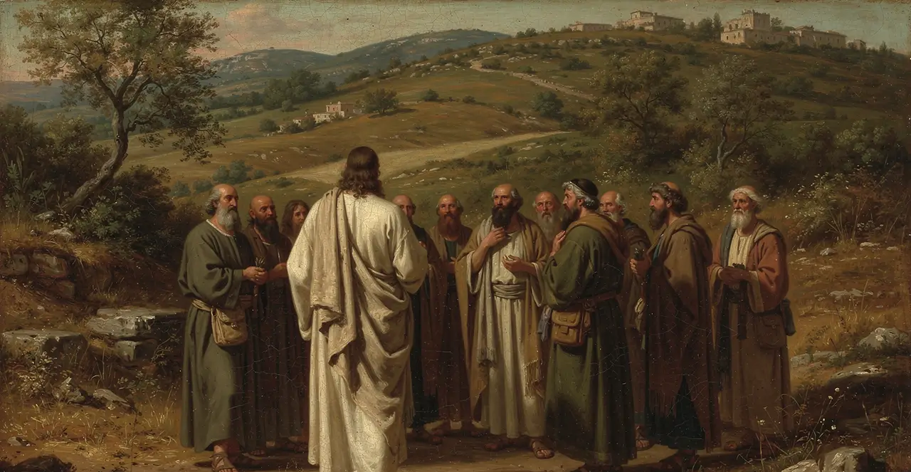 Matthew 9:14-16 — Matthew, oil painting · TruthPrints