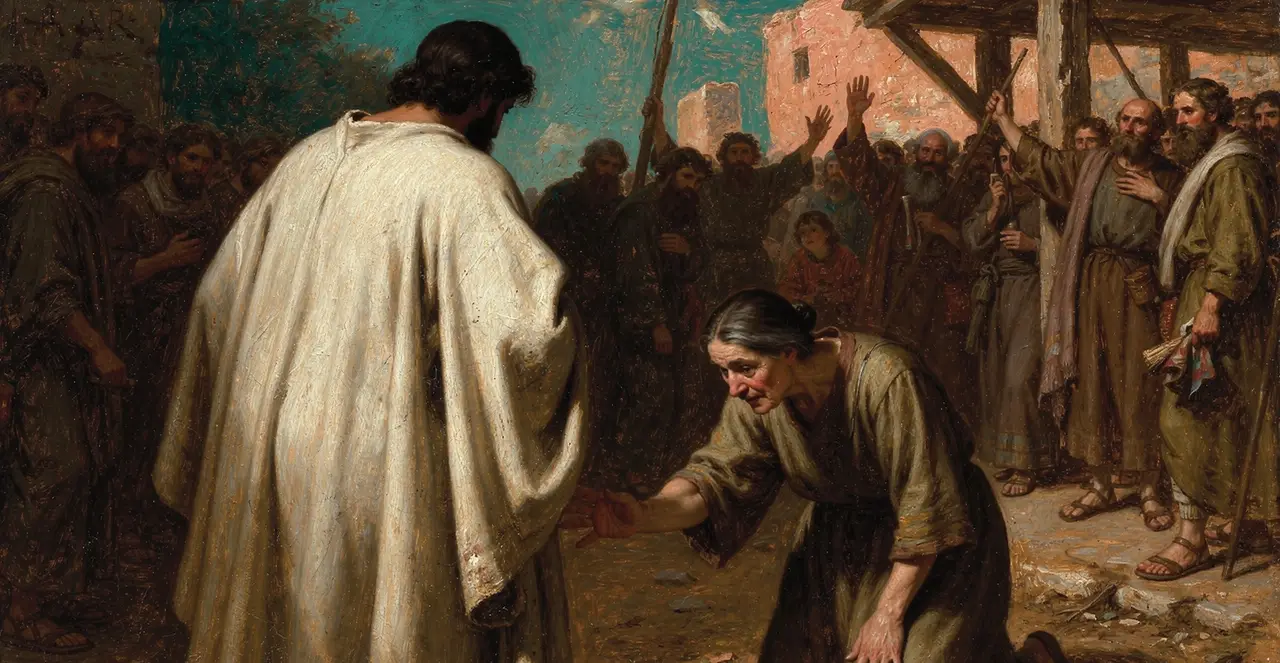 Matthew 9:21-26 — Matthew, oil painting · TruthPrints