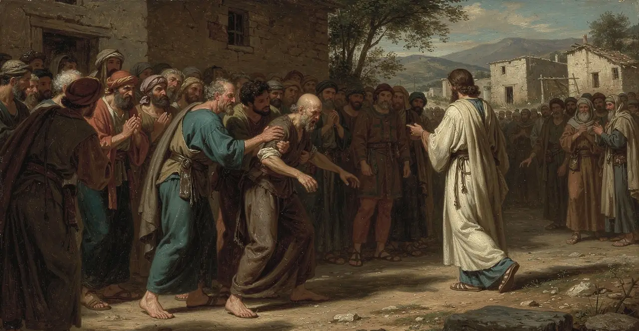 Matthew 9:32-36 — Matthew, oil painting · TruthPrints