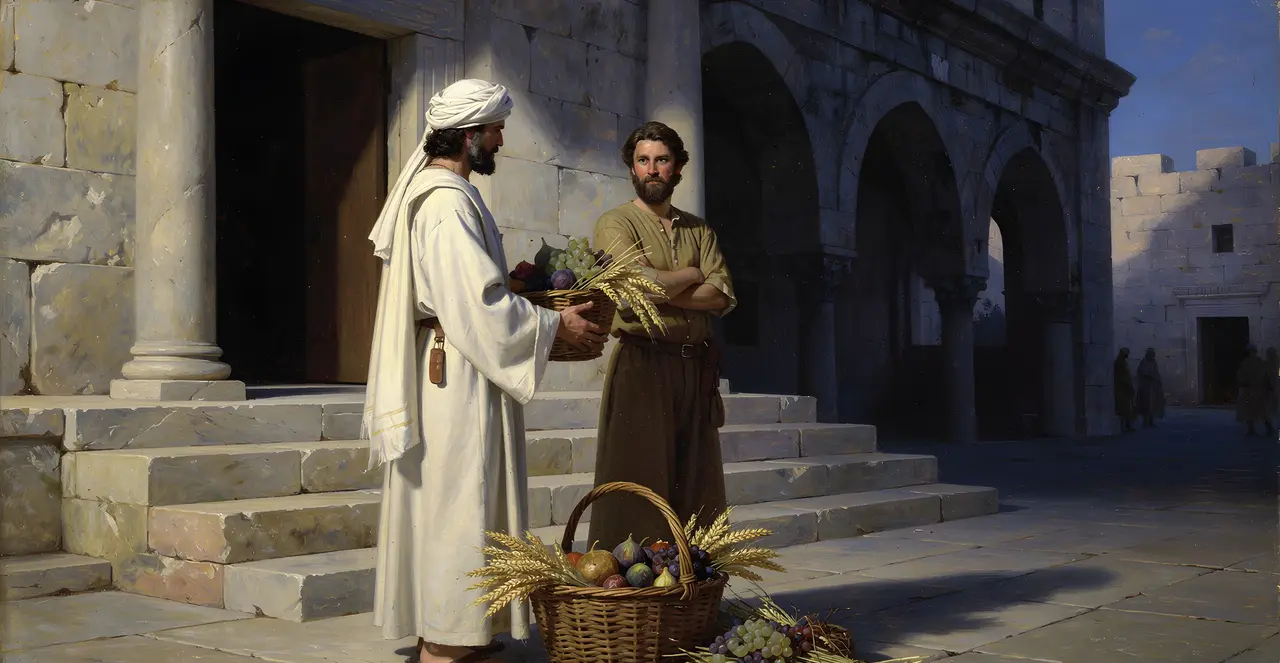 Nehemiah 10:37-38 — Nehemiah, oil painting · TruthPrints