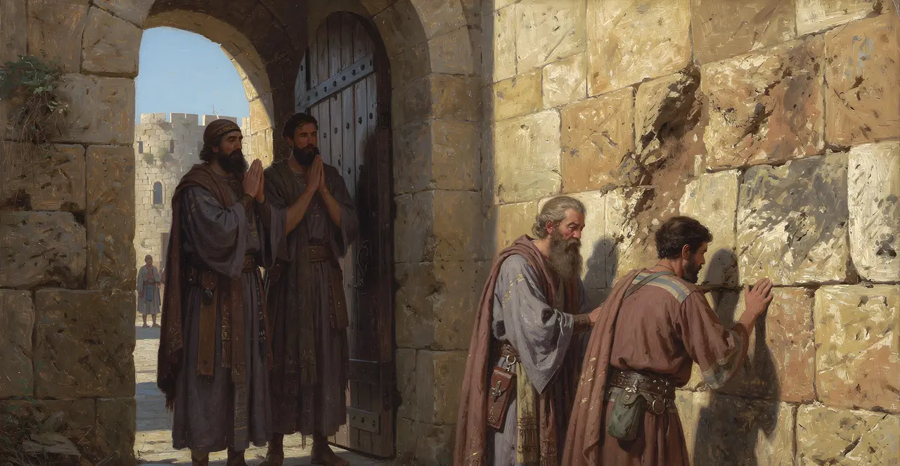 Nehemiah 11:16-19 — Nehemiah, oil painting · TruthPrints