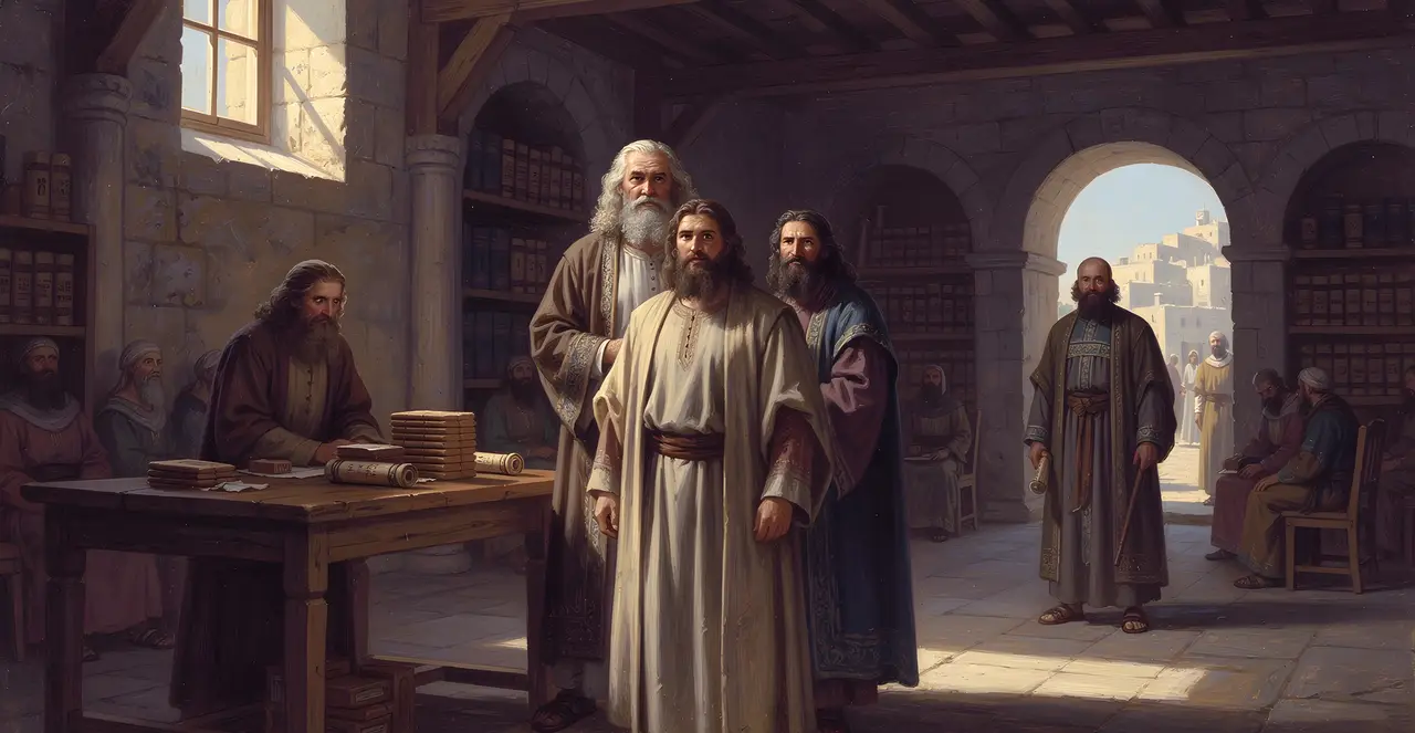 Nehemiah 11:7-11 — Nehemiah, oil painting · TruthPrints
