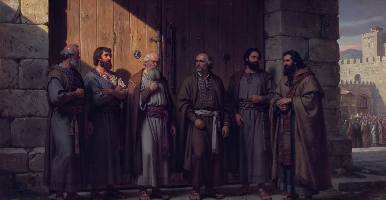 Nehemiah 12:25-27 — Nehemiah, oil painting · TruthPrints