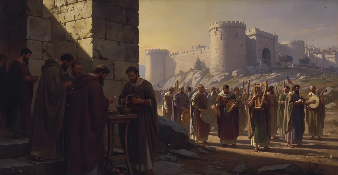 Nehemiah 12:28-32 — Nehemiah, oil painting · TruthPrints