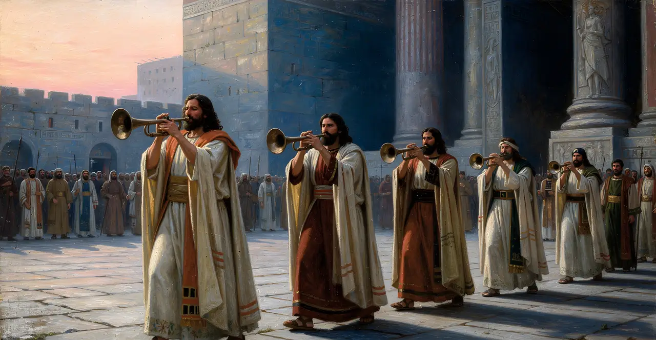 Nehemiah 12:41-43 — Nehemiah, oil painting · TruthPrints