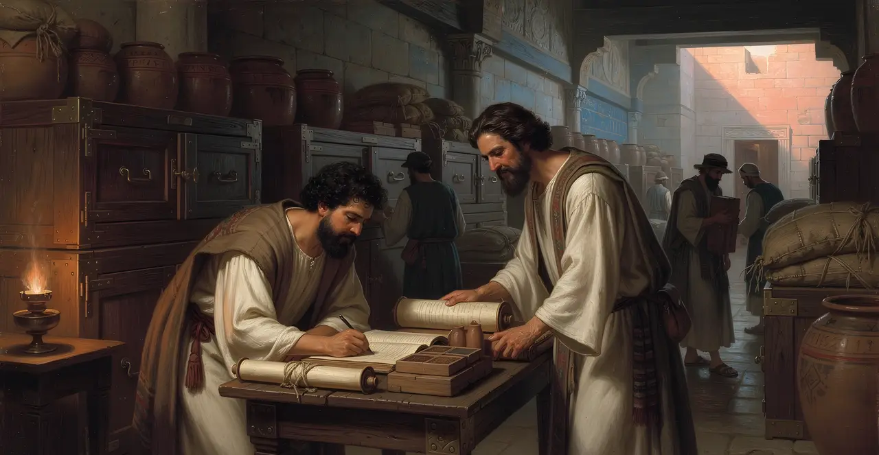 Nehemiah 12:44-45 — Nehemiah, oil painting · TruthPrints