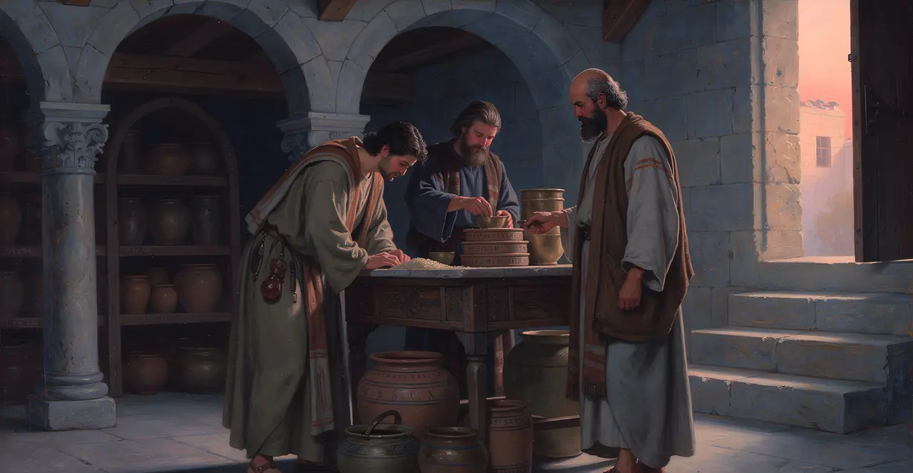 Nehemiah 12:46-47 — Nehemiah, oil painting · TruthPrints
