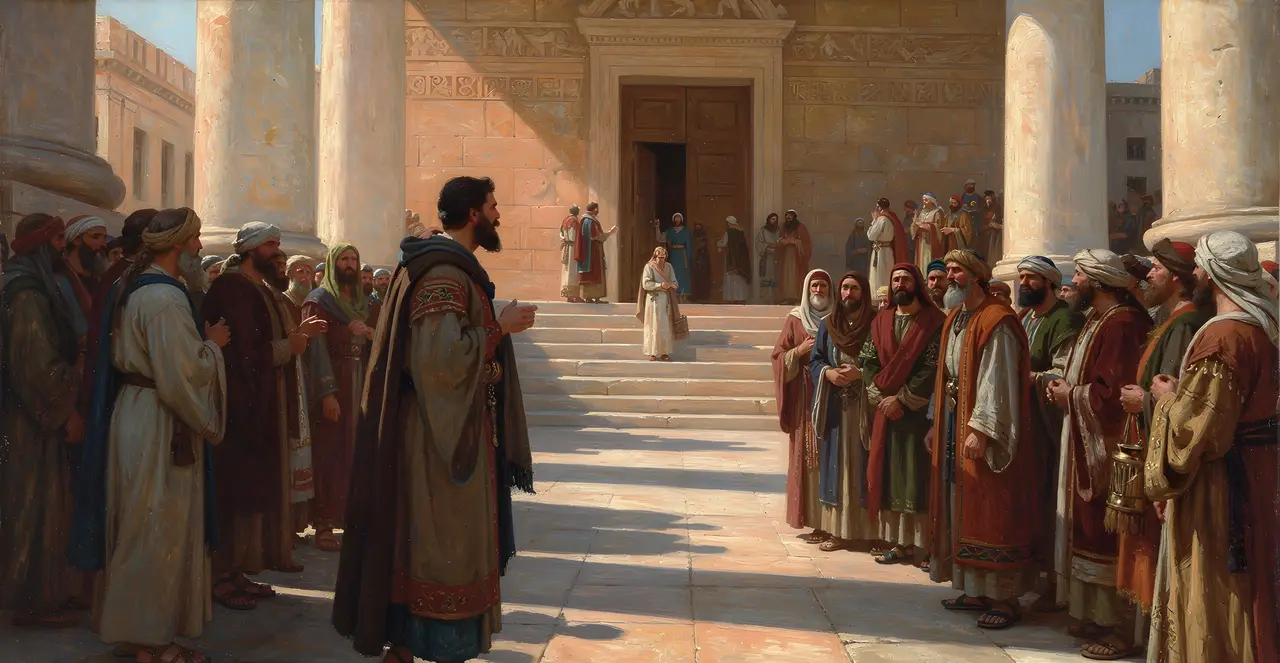Nehemiah 13:27-31 — Nehemiah, oil painting · TruthPrints