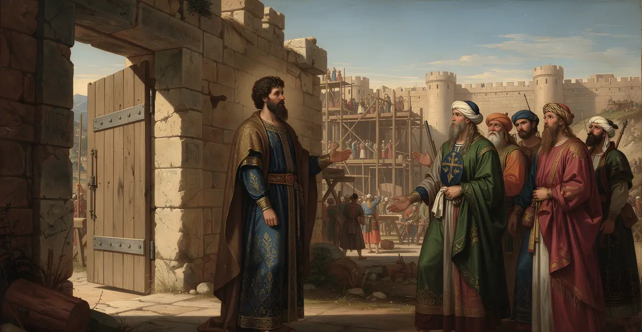 Nehemiah 2:20 — Nehemiah, oil painting · TruthPrints