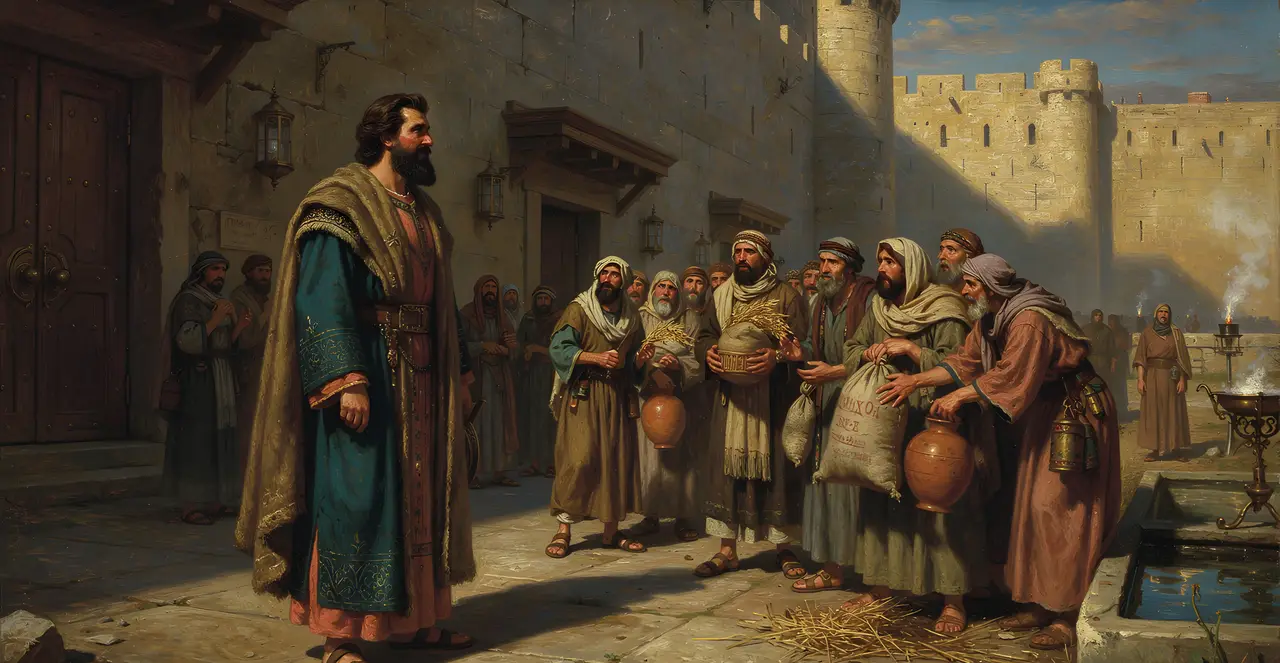 Nehemiah 5:1-4 — Nehemiah, oil painting · TruthPrints