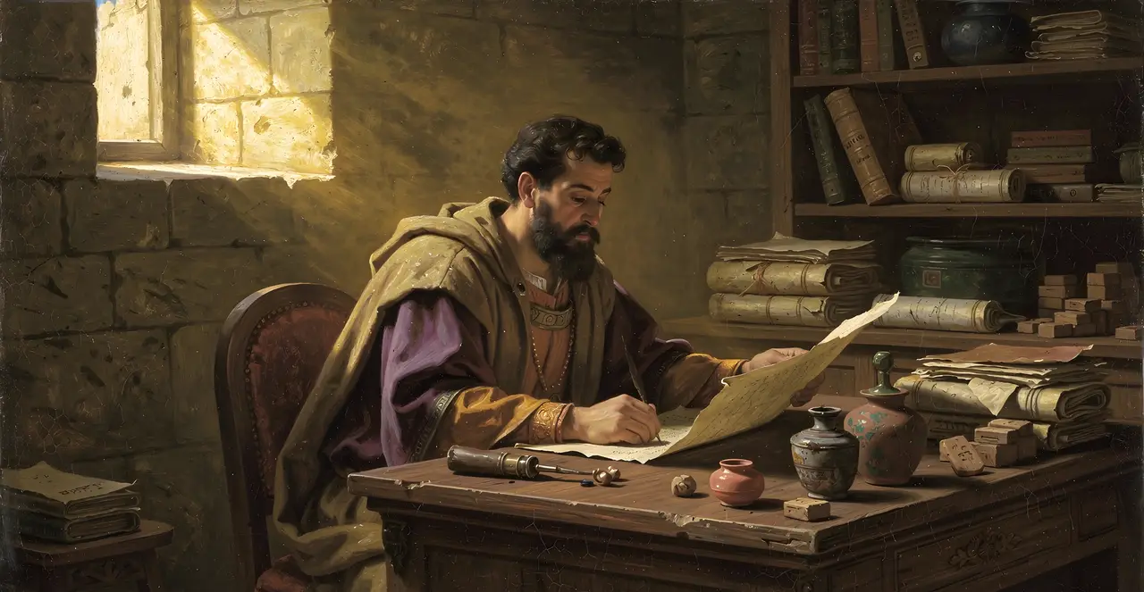 Nehemiah 7:31-42 — Nehemiah, oil painting · TruthPrints