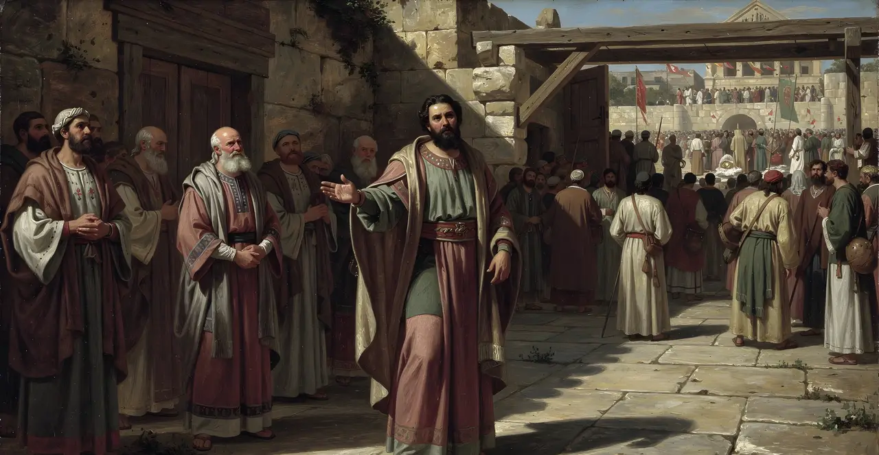 Nehemiah 8:10-12 — Nehemiah, oil painting · TruthPrints