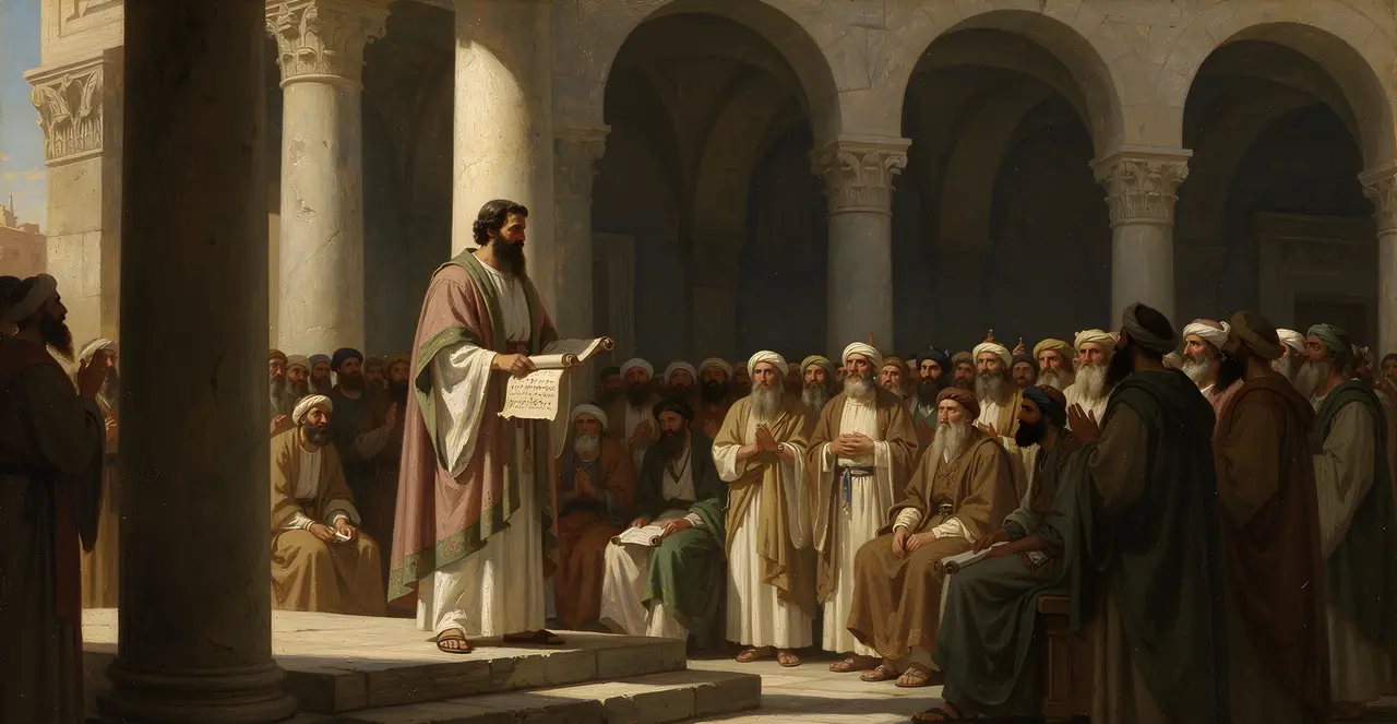 Nehemiah 8:13-15 — Nehemiah, oil painting · TruthPrints