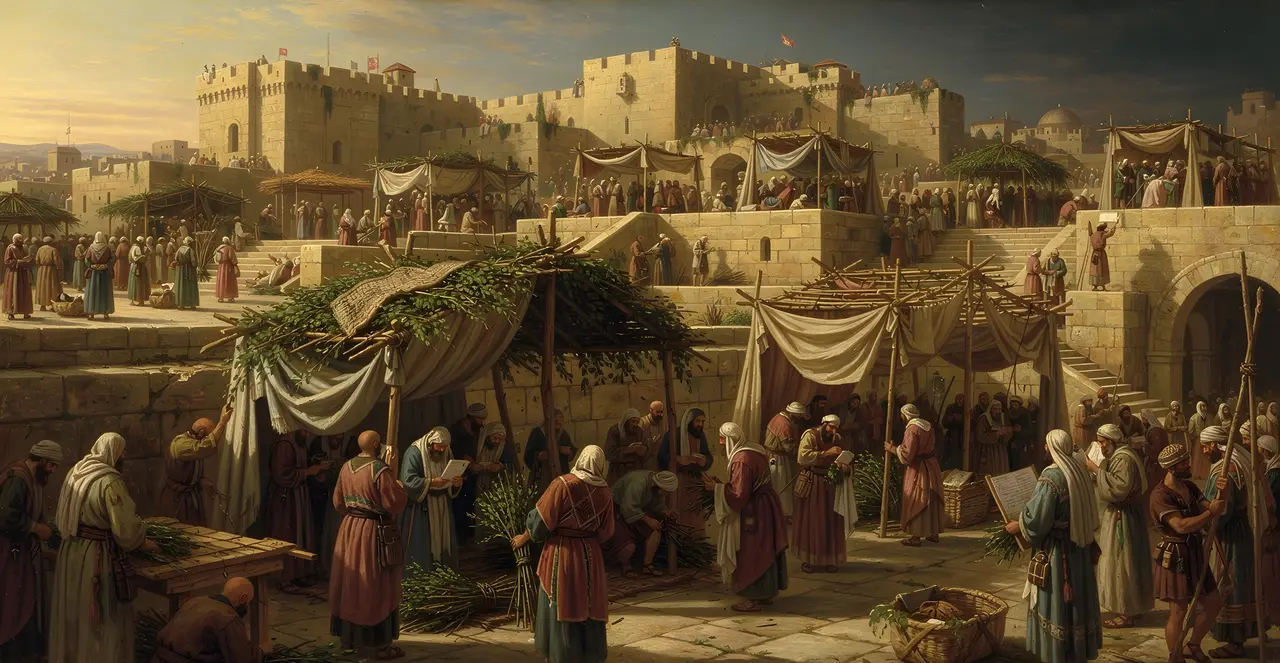 Nehemiah 8:16-17 — Nehemiah, oil painting · TruthPrints