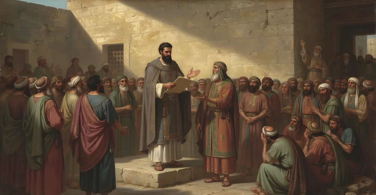 Nehemiah 8:8-9 — Nehemiah, oil painting · TruthPrints