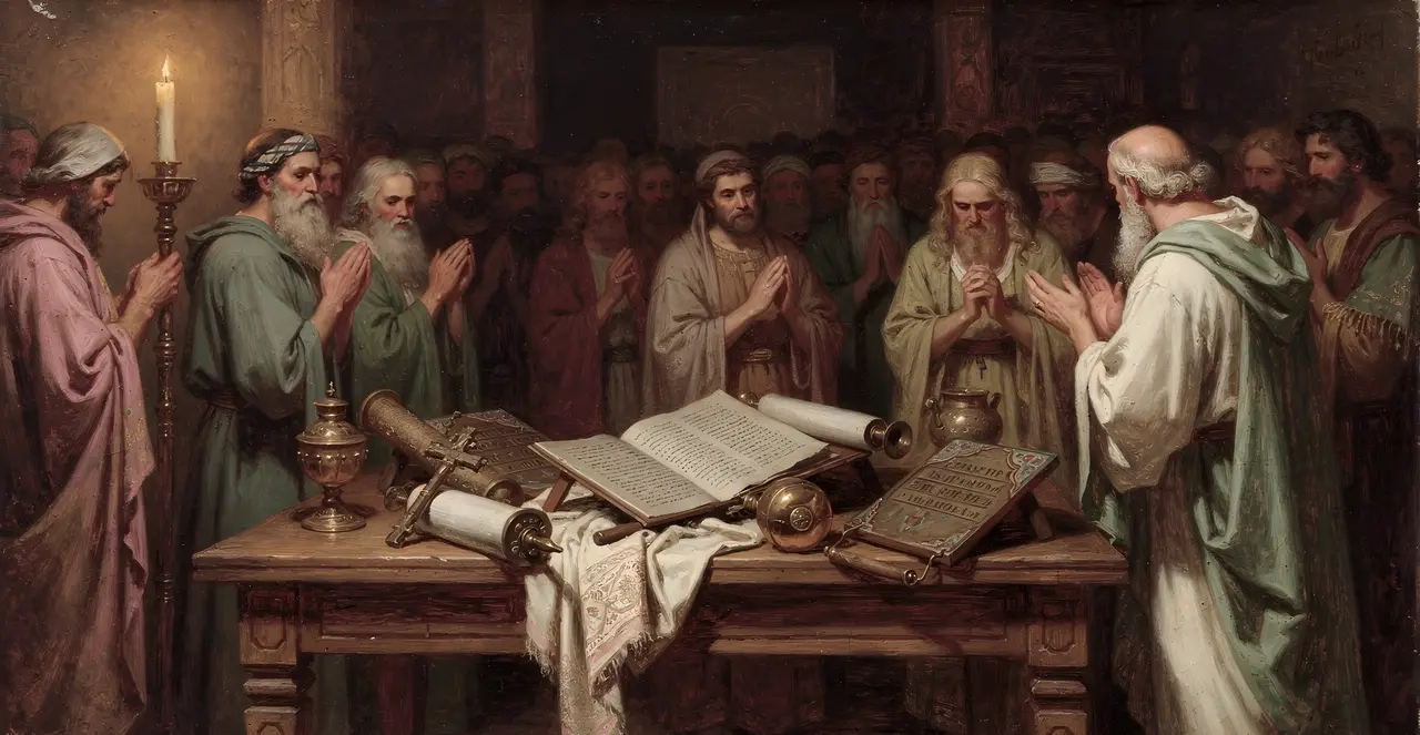 Nehemiah 9:14-16 — Nehemiah, oil painting · TruthPrints