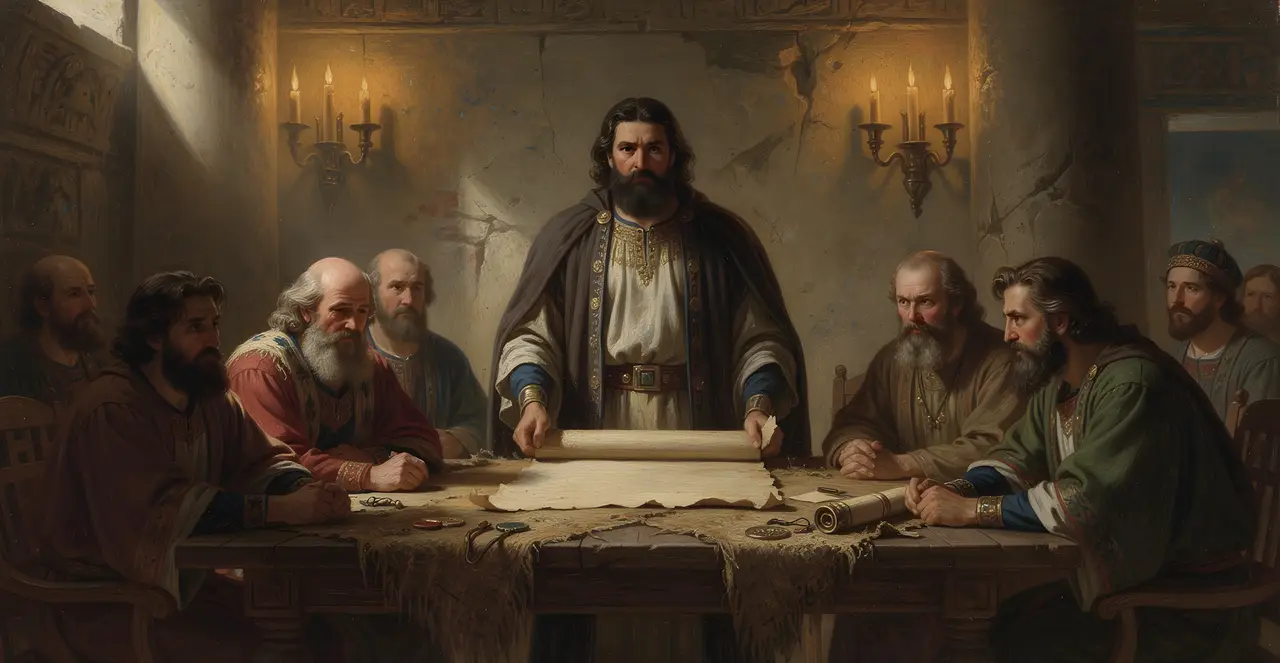 Nehemiah 9:37-38 — Nehemiah, oil painting · TruthPrints